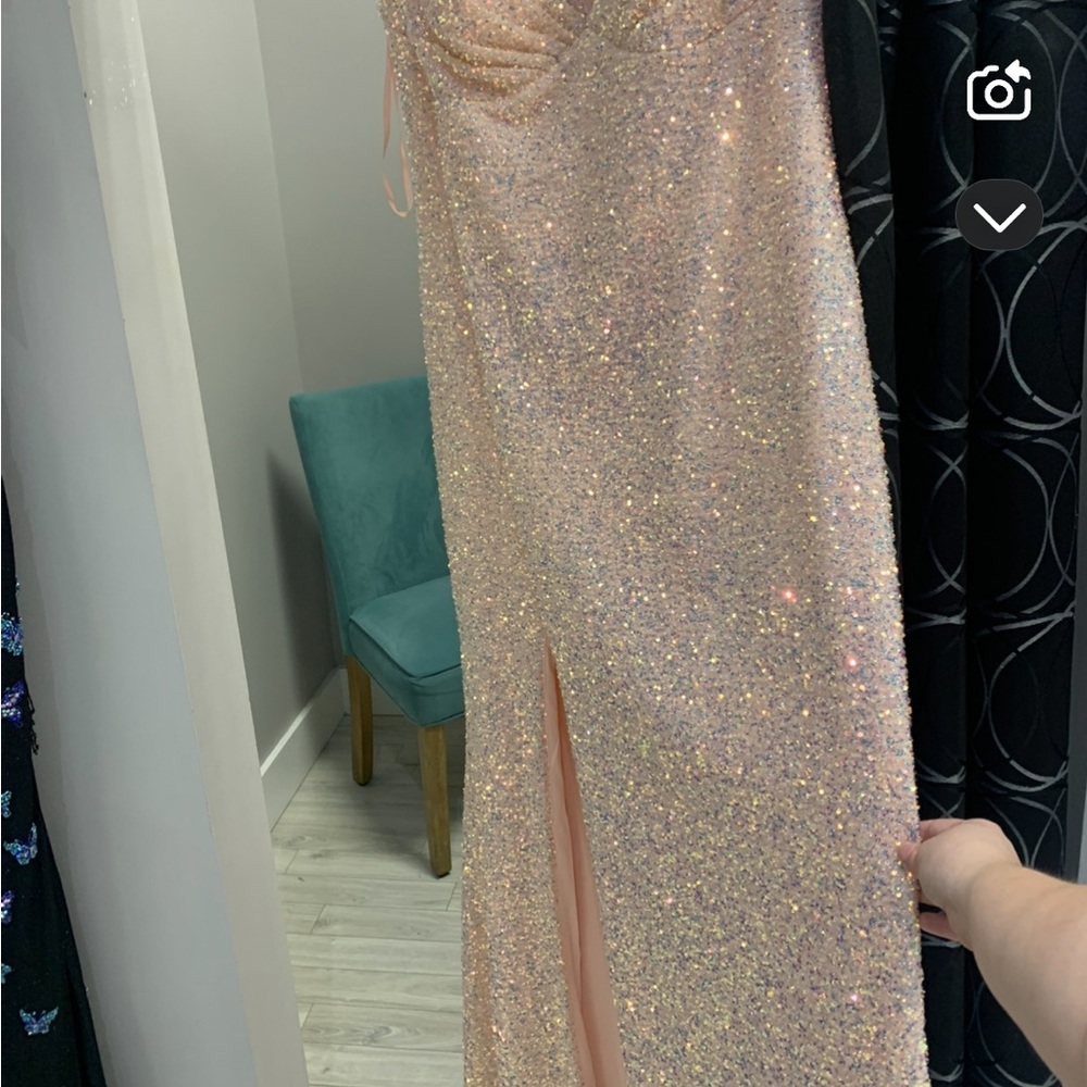 Elegant Glittering Evening Gown